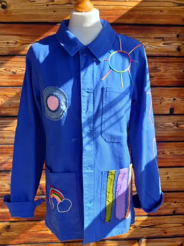 Soleil et bandes soie